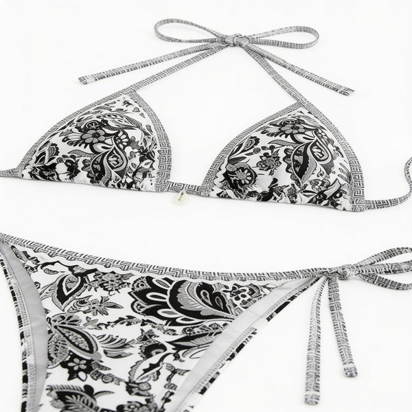 Porcelain Print Two-Piece Bikini Set