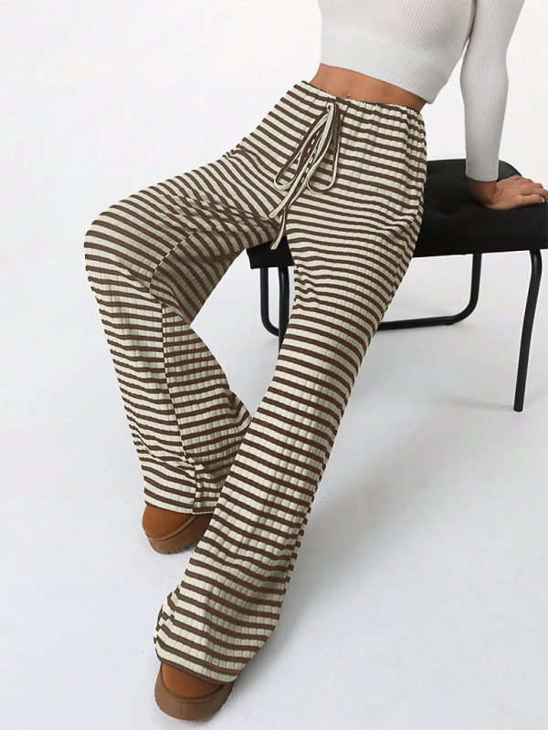 Striped Casual Rubber Lingerie Set