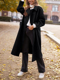 New style suit jacket button commuter long woolen cardigan coat