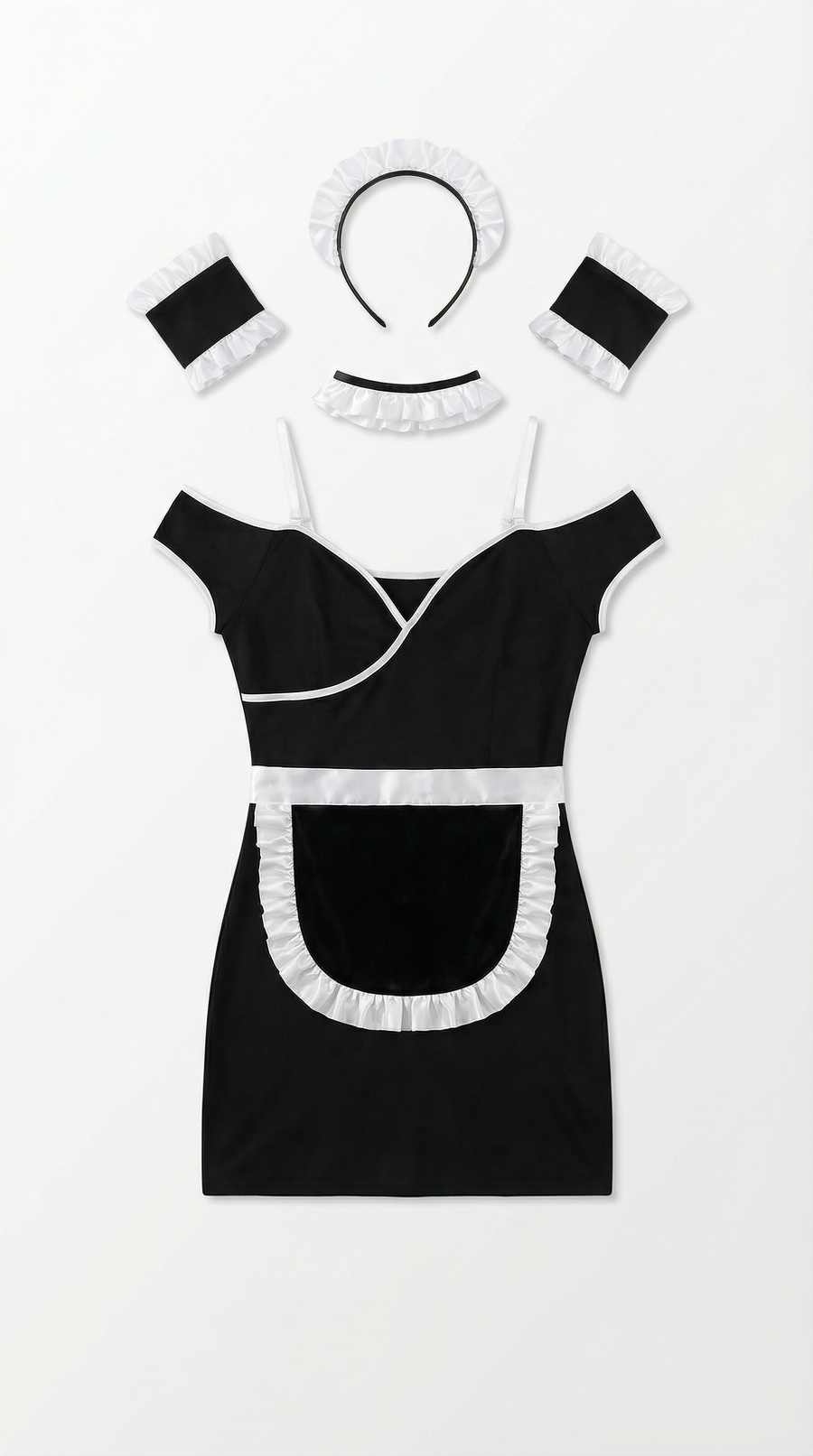 Maid French Mini Dress