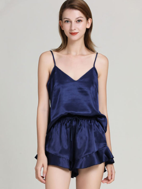 V-Neck Pajama Set — 2 Pieces