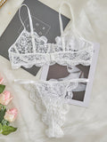 Women's sexy lace see-through sexy lingerie sets