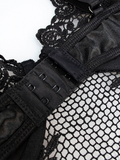 Halloween erotic lingerie bunny girl Christmas lace sexy three-piece garter jumpsuit