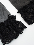 Halloween erotic lingerie bunny girl Christmas lace sexy three-piece garter jumpsuit