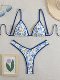 Floral print bikini
