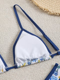 Floral print bikini