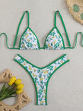 Floral print bikini