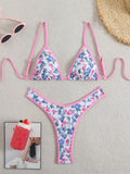 Floral print bikini