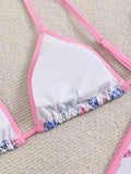 Floral print bikini