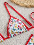 Floral print bikini