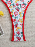 Floral print bikini