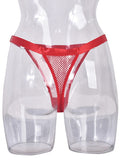 Fishnet Low Waist Adjustable Belt Comfortable See-Through Women's Sexy Panties