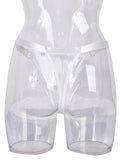 Fishnet Low Waist Adjustable Belt Comfortable See-Through Women's Sexy Panties