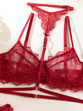Eyelash Lace Fishbone Garter Sexy Body Shaping Lingerie