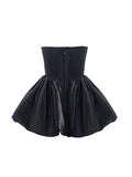 Women's Fishbone Tutu Tutu Birthday Dress Party White Fluffy Pumpkin Dress