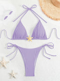 New Sexy Strap Starfish Two-Piece Swimsuit