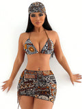 Sexy bikini four piece set