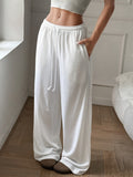 Casual strappy wide-leg pants