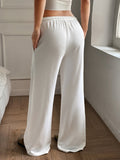 Casual strappy wide-leg pants