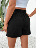 Pleated shorts