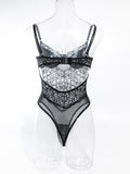 Suspender Sexy Lace Hollow Body Shaping Bodysuit