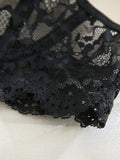 Suspender lace see-through sexy lingerie set