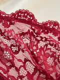 Suspender lace see-through sexy lingerie set