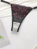Thin lace underwear set
