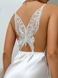 Suspender Nightdress Sexy Butterfly Homewear Comfortable Suspender Nightgown