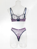 Sexy lingerie, comfortable, small contrast color, see-through lingerie set