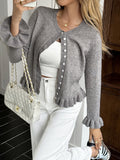 Y2K Gypsy Style Sweater Long Sleeve Cardigan