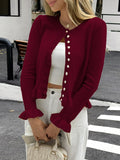 Y2K Gypsy Style Sweater Long Sleeve Cardigan