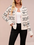 Valentine's Day Cardigan Heart Knitted Jacket