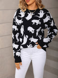 Halloween personalized pullover sweater